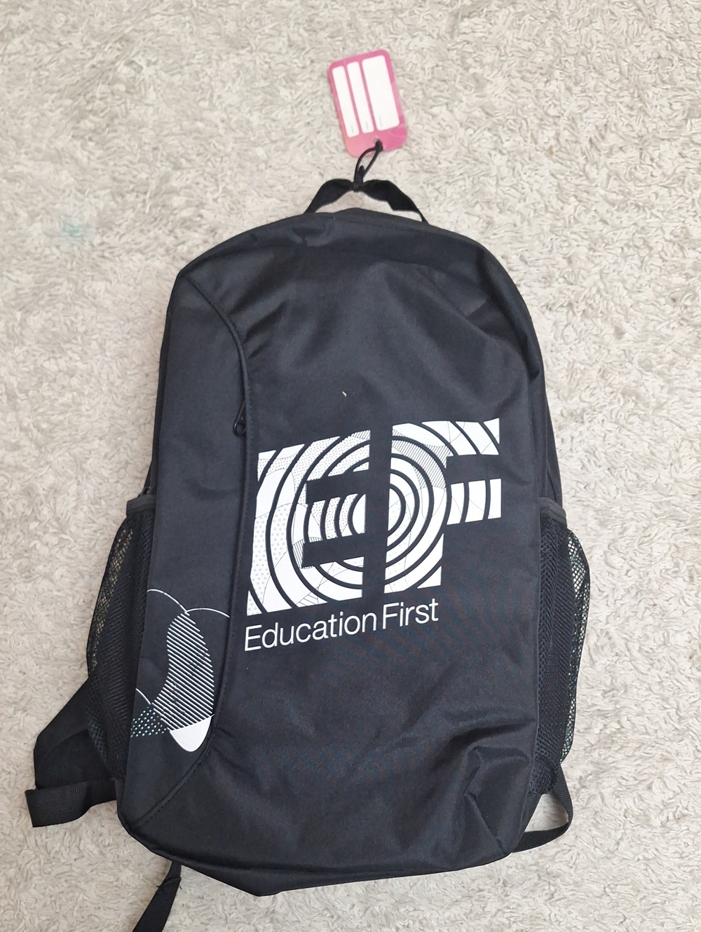 Education First Black Backpack- Men